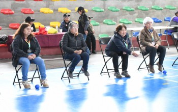 PERSONAS MAYORES VIBRARON EN CAMPEONATO DE BOCHAS