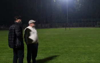 SE REALIZÓ RECAMBIO DE LUMINARIAS EN ESTADIO DE HUÉPIL