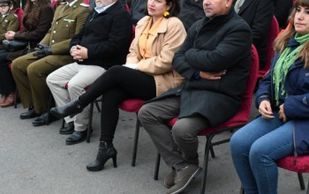 RECONOCIMOS VALIOSA LABOR DE CARABINEROS EN ACTO MUNICIPAL
