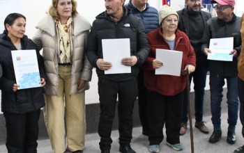 ENTREGAN SUBSIDIOS A COMITÉ HABITACIONAL LAS NUEVE NIÑAS